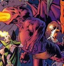 Открытки с Человеком Драконом врагом Капитана Америки из комиксов.