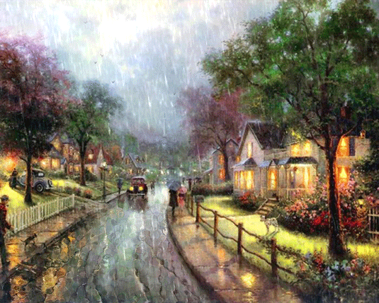 Открытки с дождём скачать бесплатно. Открытки с дождём с анимациями.