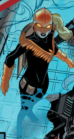 Открытки с Разрушительницей по комиксам ДС скачать бесплатно. 