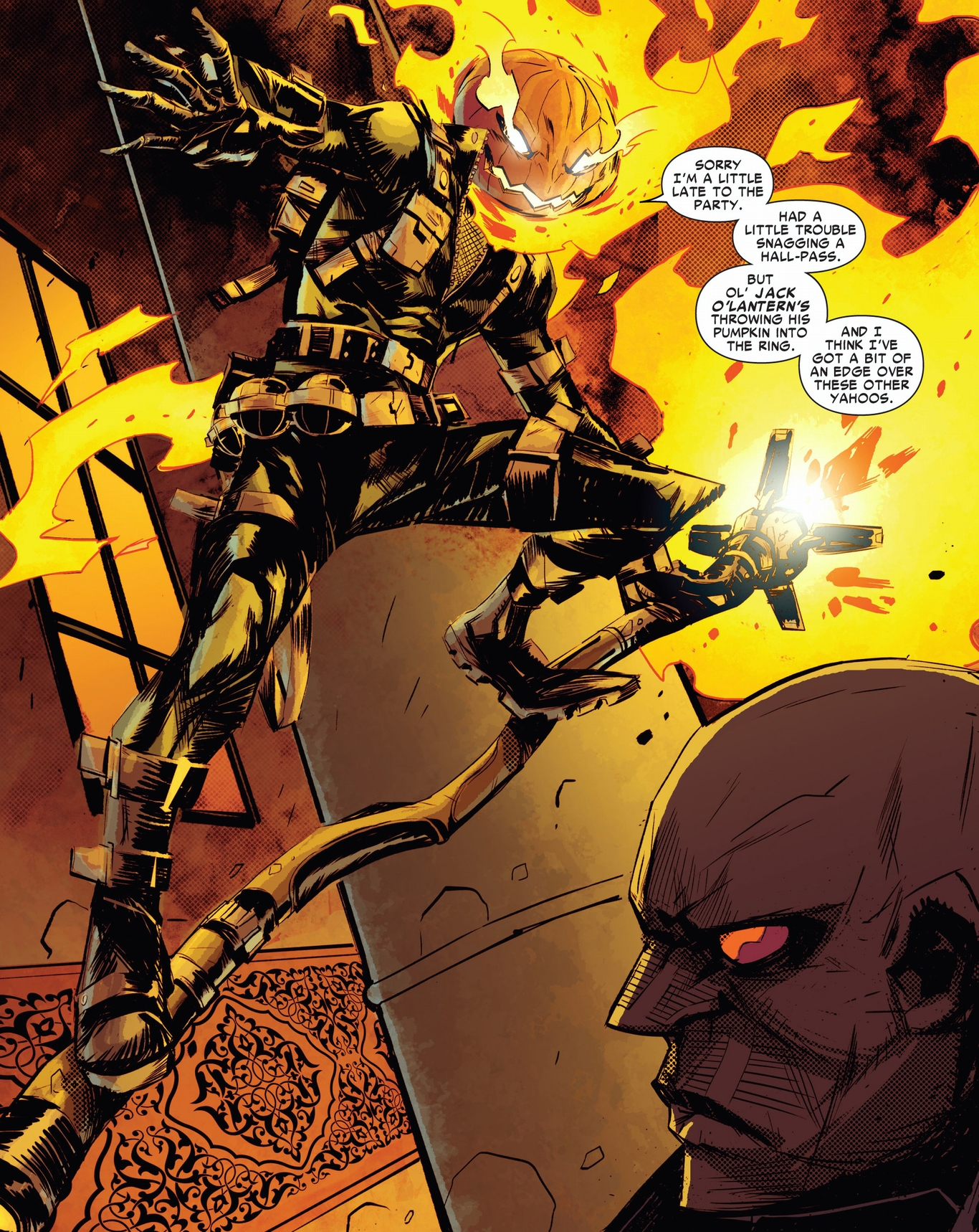 Открытки с Джеком - Фонарём врагом Человека Паука из комиксов.