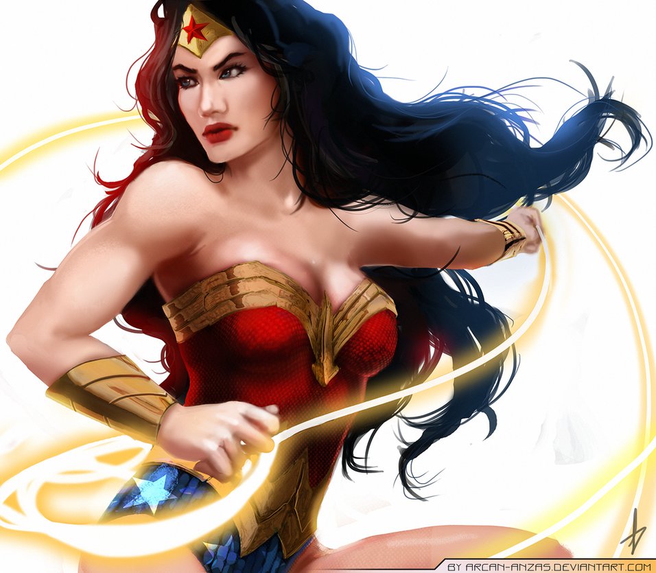 Открытки с Чудо Женщиной скачать бесплатно. Открытки с Чудо Женщиной онлайн.