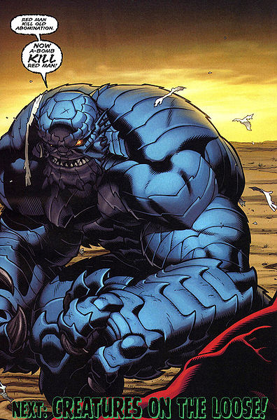 Открытки с А - Бомбой из комиксов Вселенной марвел скачать. 