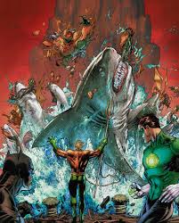 Открытки с Королём Акул скачать бесплатно по комиксам ДС.    