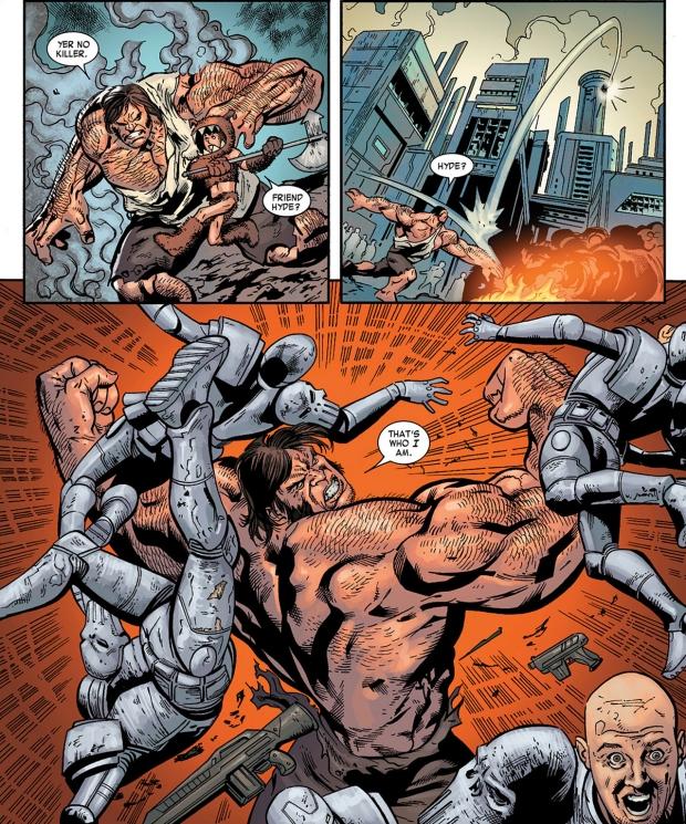 Открытки с Мистером Хайдом из комиксов Вселенной Марвел скачать.