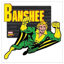 Открытки с Банши из Вселенной комиксов Марвел скачать бесплатно.