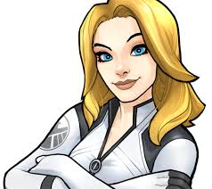 Открытки с Шерон Картер агентом номер 13 из комиксов Марвел.