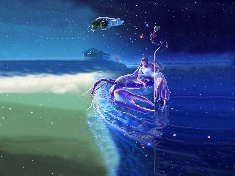  Открытки знак зодиака Рак gif. Скачать бесплатно открытки знак зодиака Рак.