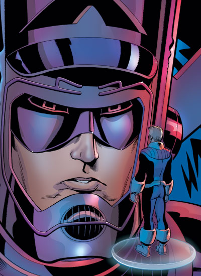 Открытки с Галактусом суперзлодеем из Вселенной Марвел скачать.