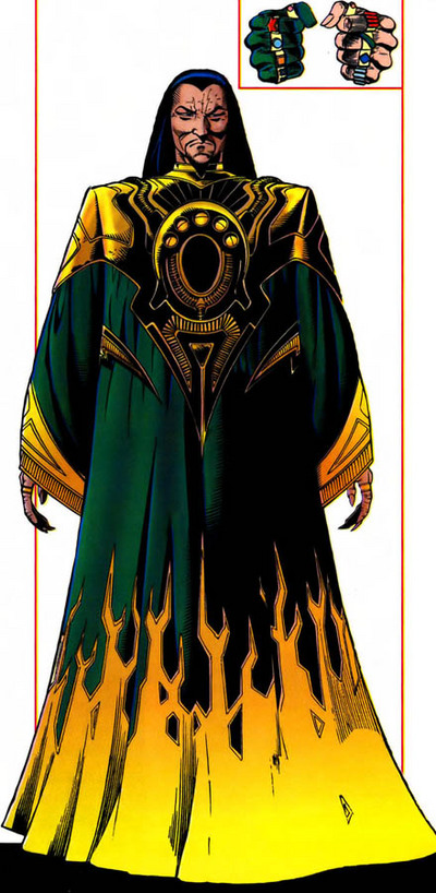 Открытки с Мандарином злодеем из комиксов Вселенной Марвел. 