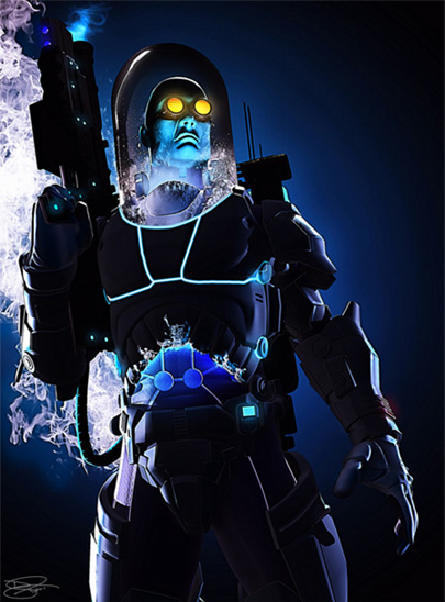 Открытки с Мистером Фризом скачать. Открытки с Мистером Фризом онлайн.