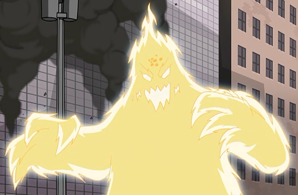 Открытки с Зззаксом злодеем из комиксов Вселенной Марвел скачать.