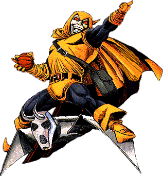 Открытки с Хобгоблином врагом Спайдермэна из комиксов Марвел.