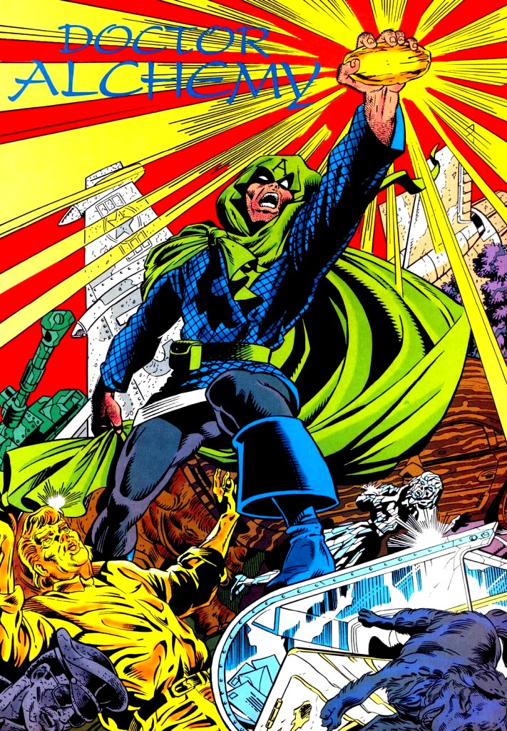 Открытки с Доктором Алхимией из комиксов ДС скачать бесплатно.