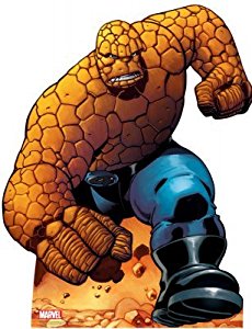 Открытки с Существом из Фантастической Четверки Вселенной Марвел.