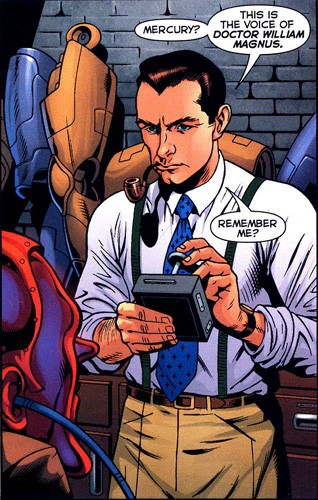 Открытки с Уиллом Магнусом из Вселенной комиксов ДС скачать.