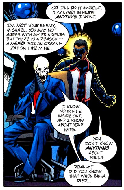 Открытки с Господином Боунсом из комиксов Вселенной ДС скачать.