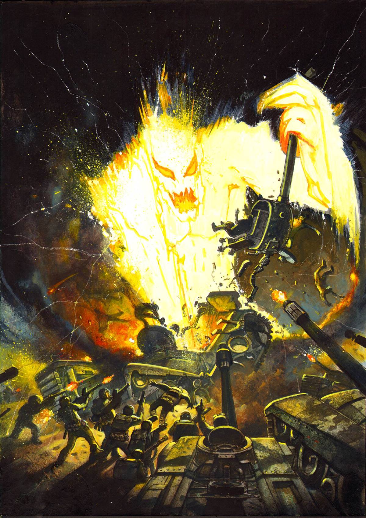 Открытки с Зззаксом злодеем из комиксов Вселенной Марвел скачать.