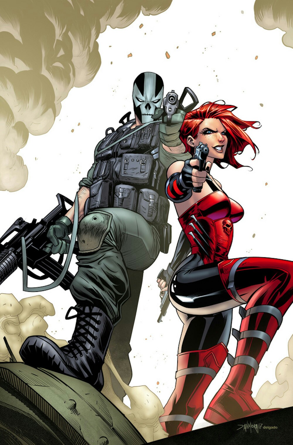 Открытки с Кроссбоунсом из комиксов Вселенной Марвел скачать.