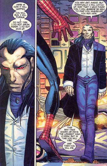 Открытки с Морланом врагом Человека Паука из комиксов Марвел.