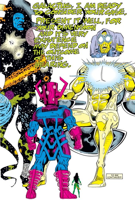 Открытки с Живым Трибуналом суперзлодеем из комиксов Марвел.