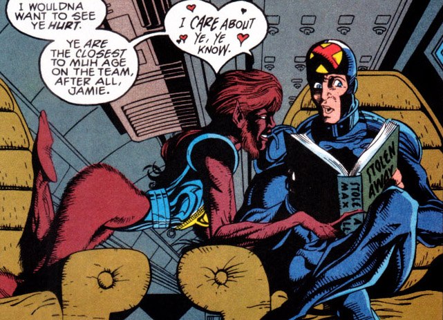 Открытки с Множителем Джеймсом Мэдроксом из комиксов Марвел.