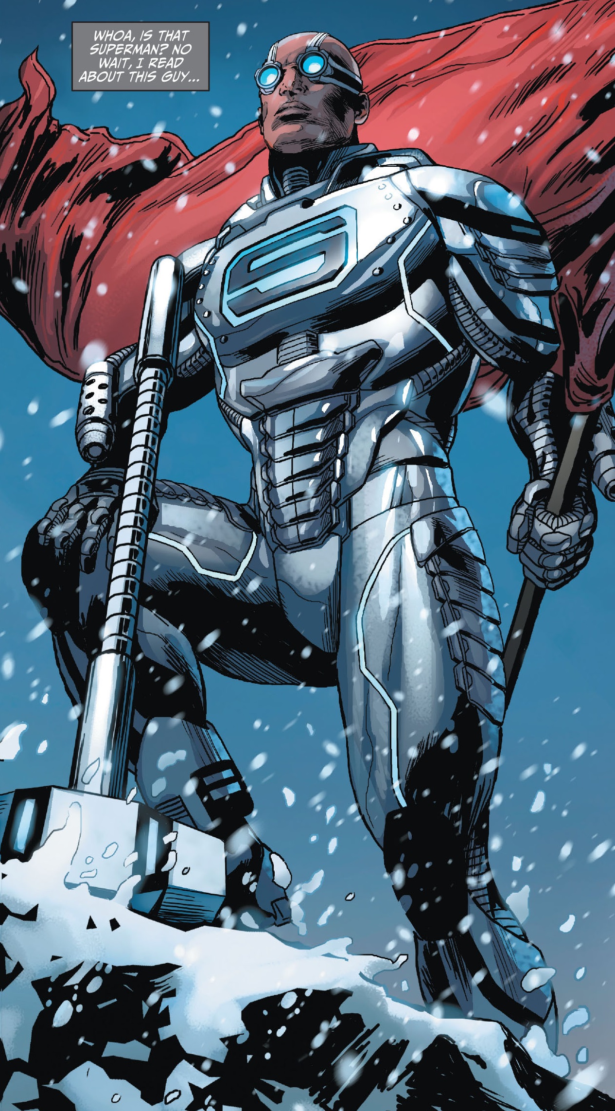 Открытки со Сталью по комиксам Вселенной ДС скачать бесплатно.