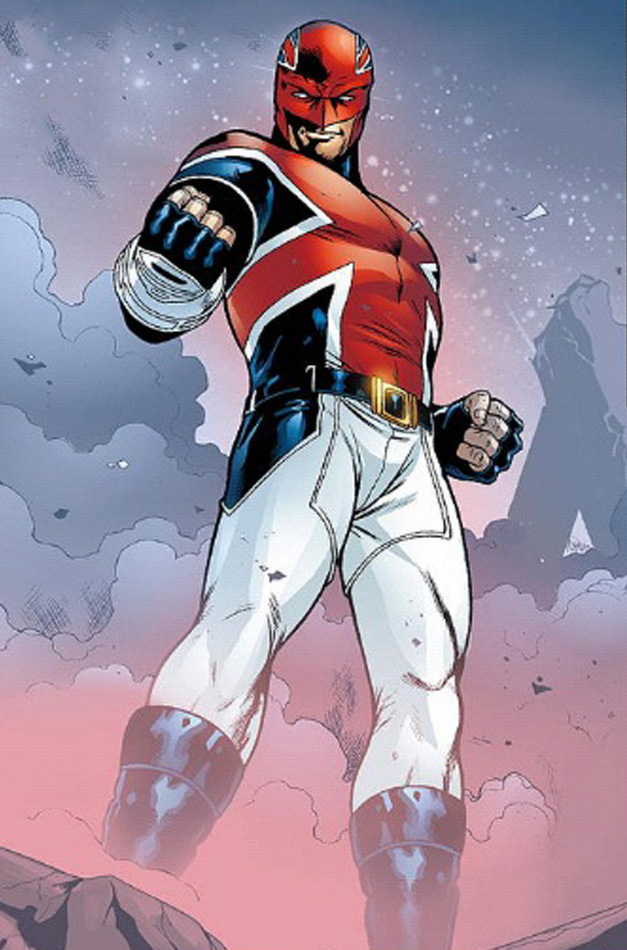 Открытки с Капитаном Британией из комиксов Марвел скачать.   