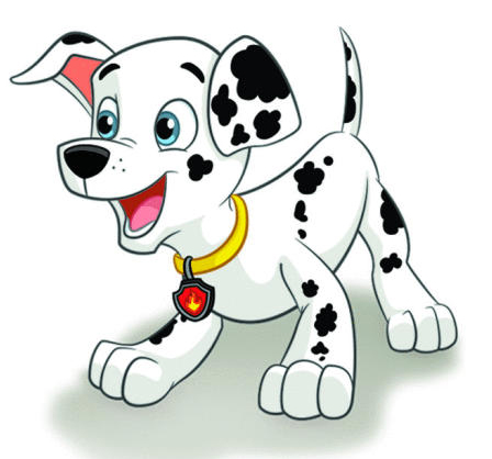 Открытки Щенячий Патруль Маршал скачать бесплатно. Открытки Щенячий Патруль М...