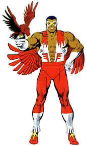 Открытки с Соколом из комиксов про Капитана Америку от Марвел.