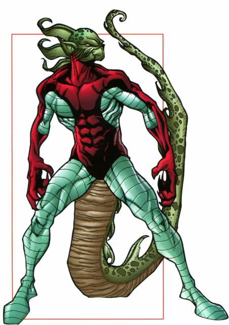 Открытки с Шипохвостом из комиксов Вселенной Марвел скачать.