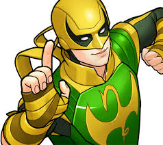 Открытки с Железным Кулаком Денни Рэндом из комиксов Марвел.