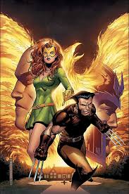 Открытки с Фениксом Джин Грей из комиксов про Людей Икс.    