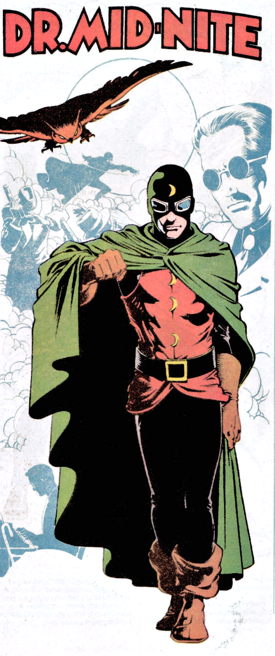 Открытки с Доктором Миднайтом из комиксов Вселенной Дс скачать.