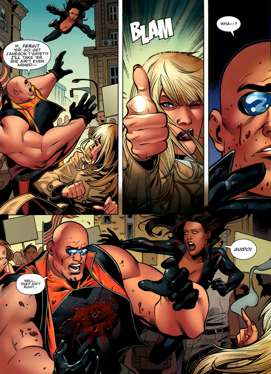 Открытки с Силачом из Людей Икс комиксов Вселенной марвел.   