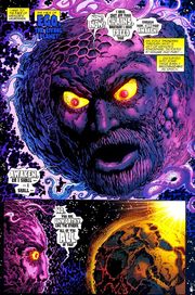 Открытки с Эго Живой Планетой из Вселенной комиксов Марвел. 