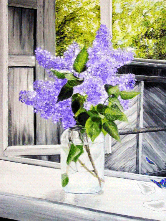 Открытки с букетом сирени скачать бесплатно. Открытки с букетом сирени онлайн. 