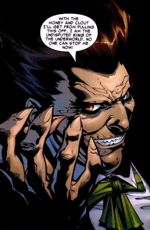 Открытки с Филином злодеем из комиксов Вселенной Марвел скачать.