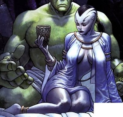 Открытки с Кайерой из комиксов про Халка скачать бесплатно. 