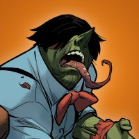 Открытки с Жабой злодеем из комиксов Вселенной Марвел скачать.