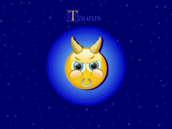  Анимационные Открытки знак зодиака Телец скачать бесплатно.