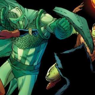 Открытки с Супер - Адаптоидом врагом Тора из комиксов Марвел.