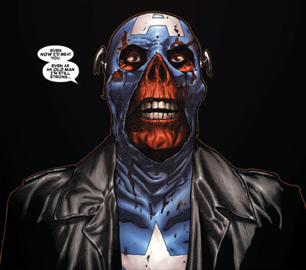 Открытки с Красным Черепом.