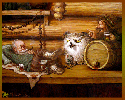 Открытки с совами.