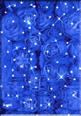 Открытки с синими розами.