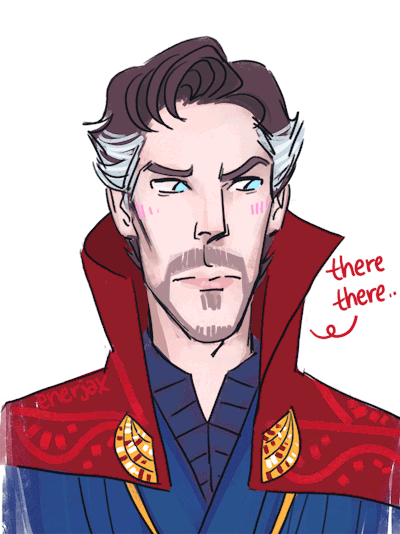 Открытки с Доктором Стренджем.