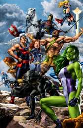 Открытки с Геркулесом Открытки с Геркулесом скачать . Открытки с героями комиксов.