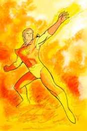 Открытки с Солнечным Мальчиком Открытки с Солнечным Мальчиком Санбоем из комиксов Марвел.  