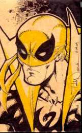 Открытки с Железным Кулаком Открытки с Железным Кулаком Денни Рэндом из комиксов Марвел.