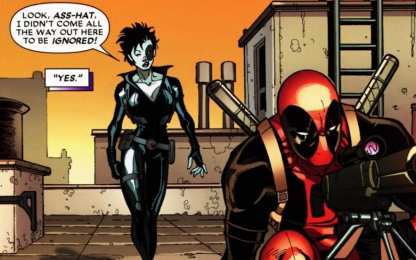 Открытки с Домино Открытки с Домино из комиксов Вселенной Марвел скачать бесплатно.