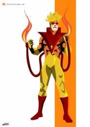 Открытки с Пиро Открытки с Пиро по комиксам Марвел. Открытки с Пиро скачать.